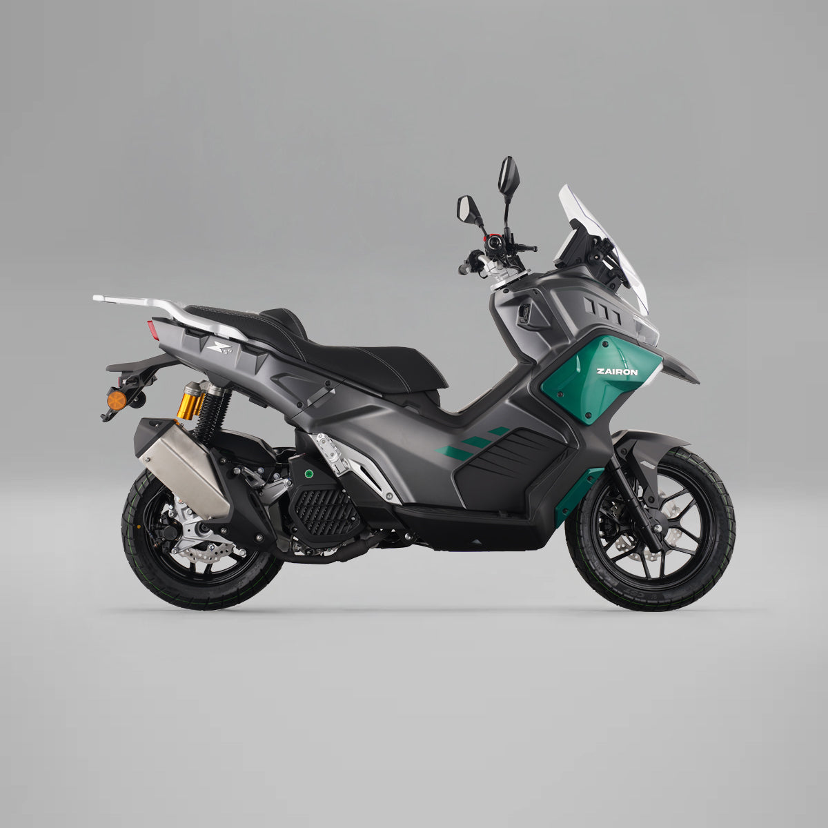 ZAIRON Zs8 Antracita/Verde - vista lateral derecha