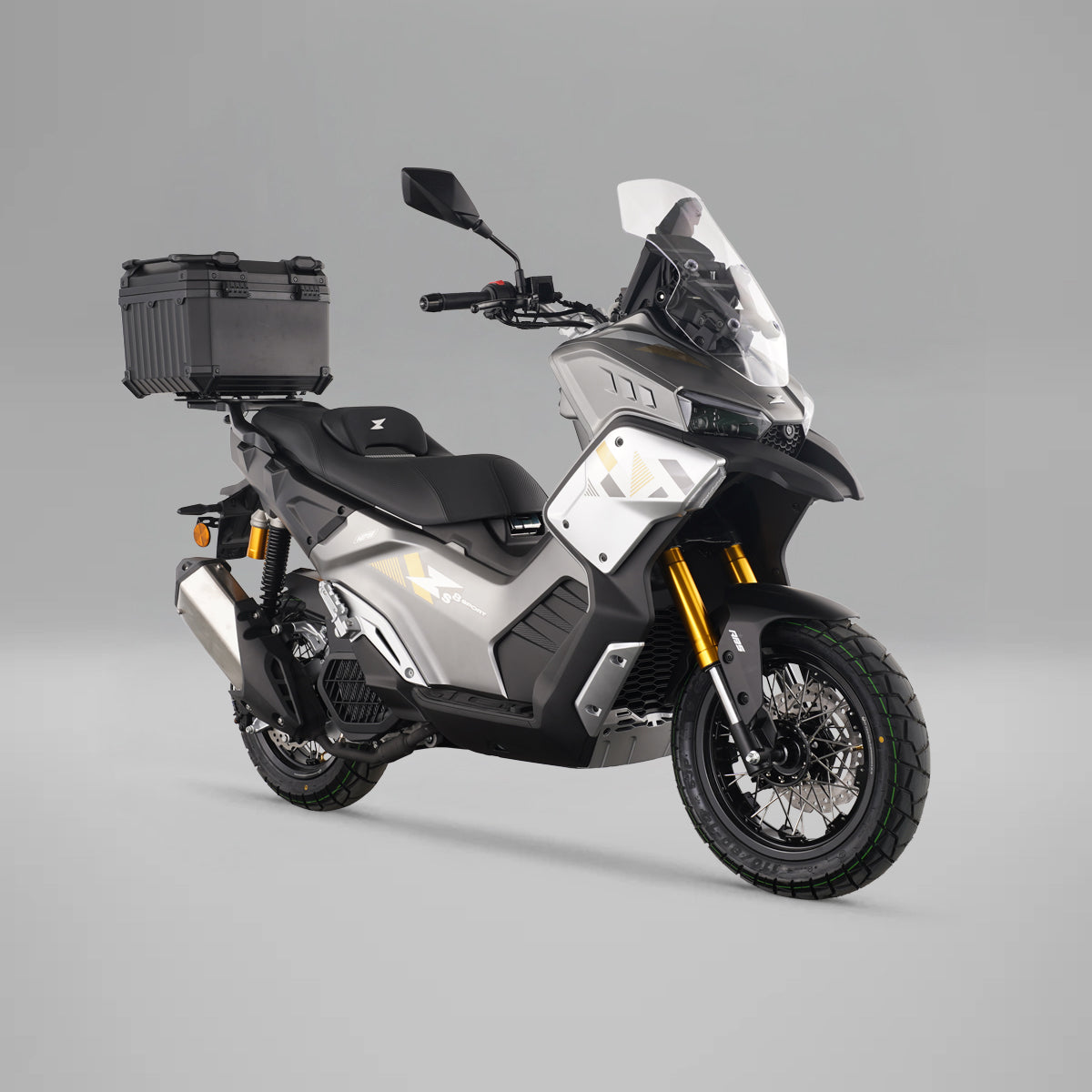 ZAIRON Zs8 Sport Gris Interestelar - vista tres cuartos delantera derecha