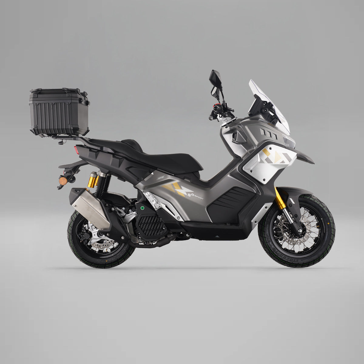 ZAIRON Zs8 Sport Gris Interestelar - vista lateral derecha